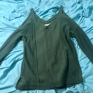 Green Hollister sweater